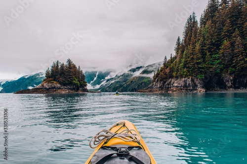 Adventure Kayak Tour in Tracy Arm Alaska at Dawes Glacier, Seward photo