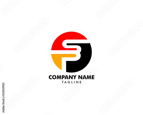 Initial Letter SP Logo Template Design Free Download Initial Letter SP Logo Template Design - GFXLoad