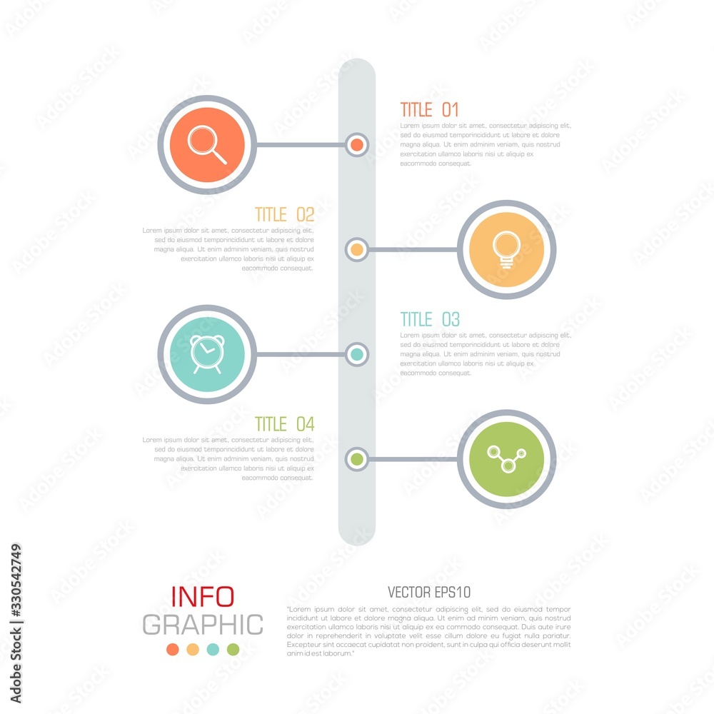 Business data visualization. Infographic element with icons and options or steps. Can be used for process, presentation, diagram, workflow layout, info graph, web design. Vector business template. Business data visualization. Infographic element with icons and options or steps. Can be used for process, presentation, diagram, workflow layout, info graph, web design. Vector business template.