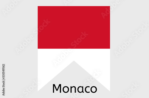 Free Download Monaco country flag icon, Monacan flag vector illustration, Monegasque - GFXLoad