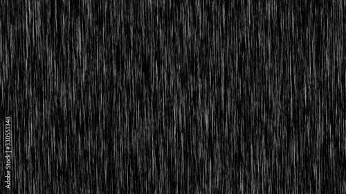Rain overlay isolated in black background 