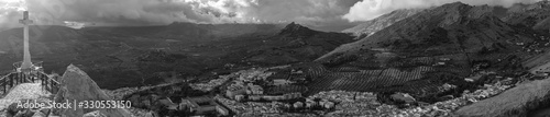 View from Jaen Castle, Andalusia, Spain photo