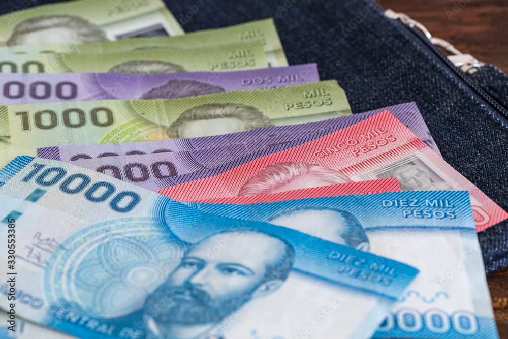 Fototapeta premium Chile money, peso