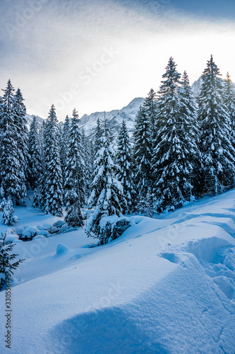 Winter in rocky mountains © Krzysztof
