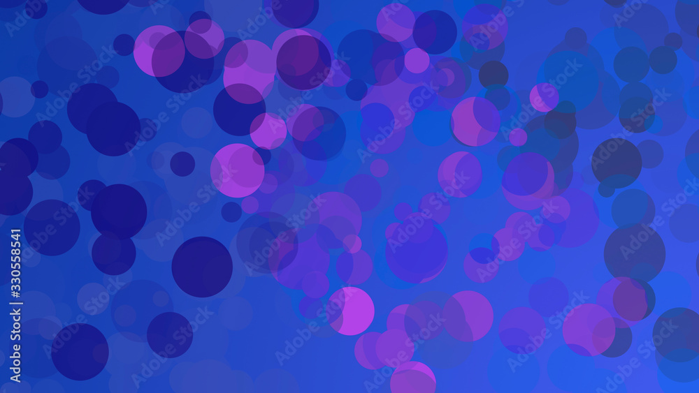Abstract colorful on blue bokeh background Abstract colorful on blue bokeh background