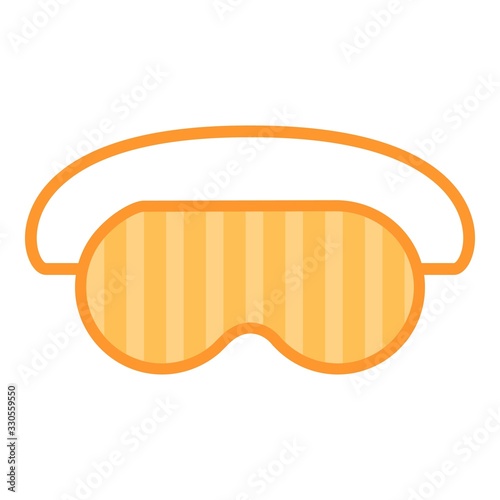 Home sleeping mask icon. Cartoon of Home sleeping mask vector icon for web design isolated on white background