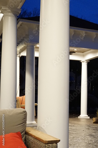 Columns and sky 