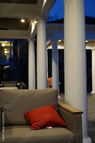 Sofa in the garden