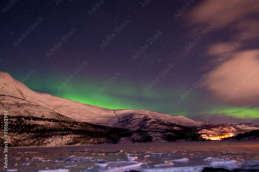 Polarlicht, Kafjord, Alta, Norwegen