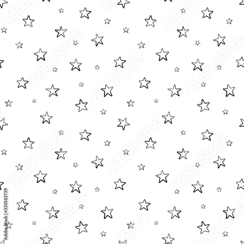 Vector seamless star pattern  star quote  saying  retro  wedding  vintage  greeting card  web template.