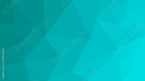 Beautiful abstract turquoise geometric structure background