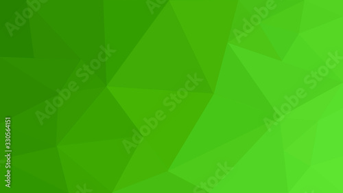Abstract green geometric low poly concept background