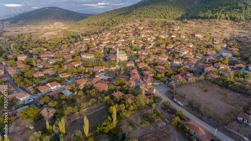 Hirka village from denizli photo