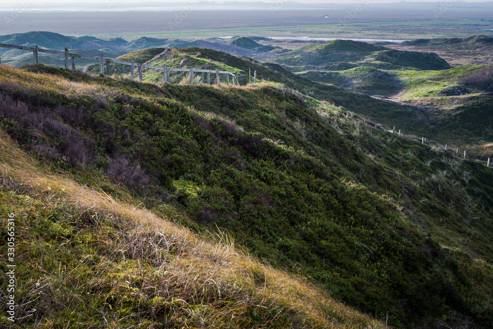 Fototapeta premium Blick von der Melkhorndüne