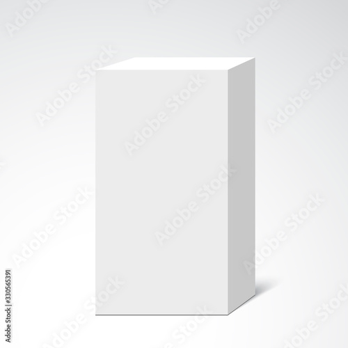 White box. Vector illustration. © Albert999