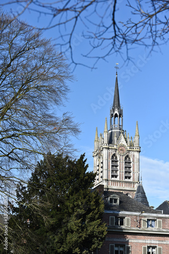 Belgique Hainaut Enghien Edingen eglise décanale photo