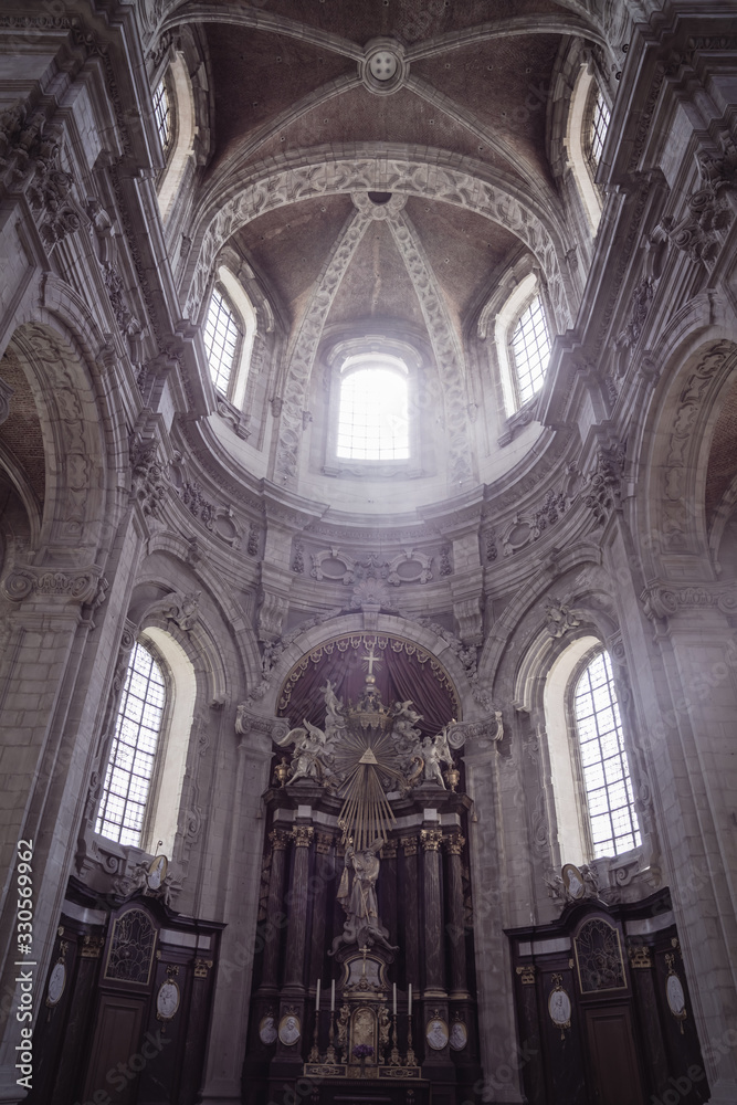 The Altar of Patron Saint Servais at the Saint Servais Church or Basilica (Sint Servaasbasiliek)