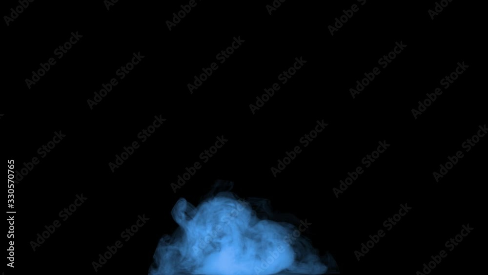 Smoke, vapor, steam, fog, cloud, 4k,blue smoke, ice smoke cloud, fire smoke, ascending vapor steam over black background - floating fog. On my profile you will find all types of smoke.
