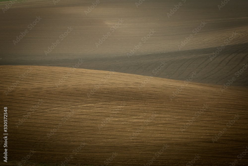 Beautiful brown Czech Moravian fields at autumn Beautiful brown Czech Moravian fields at autumn