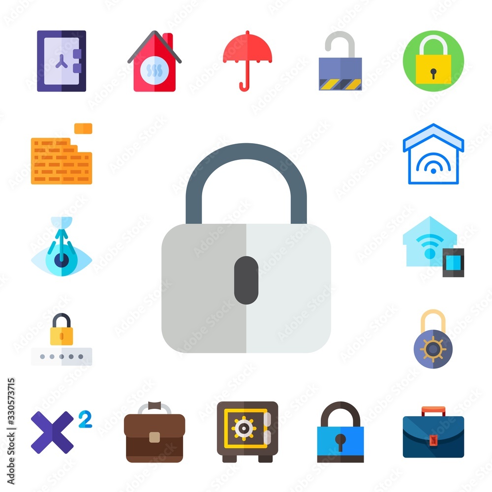 lock icon set lock icon set