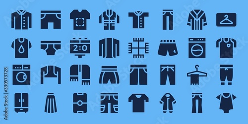 shirt icon set
