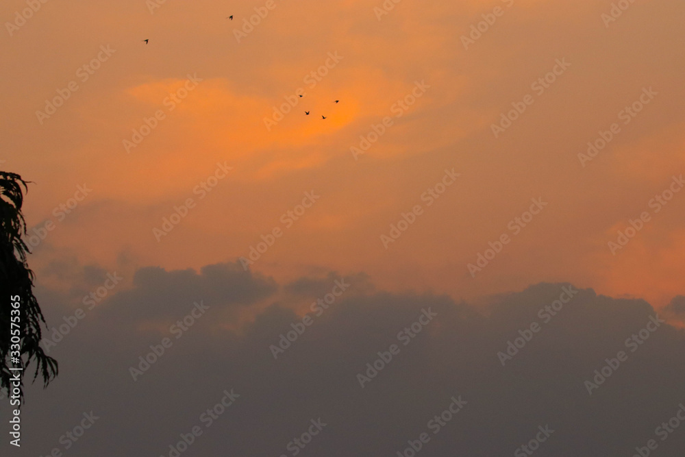 orange and black clouds orange and black clouds
