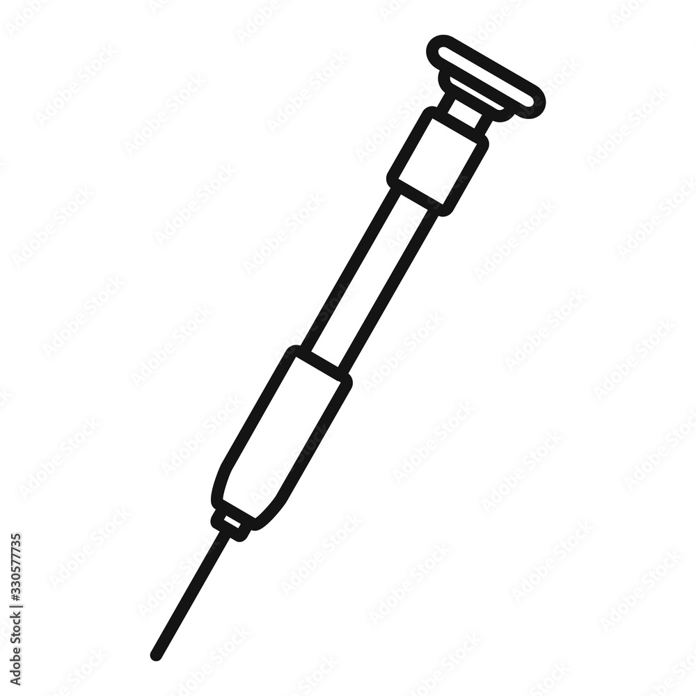 Small phone screwdriver icon. Outline small phone screwdriver vector icon for web design isolated on white background Small phone screwdriver icon. Outline small phone screwdriver vector icon for web design isolated on white background