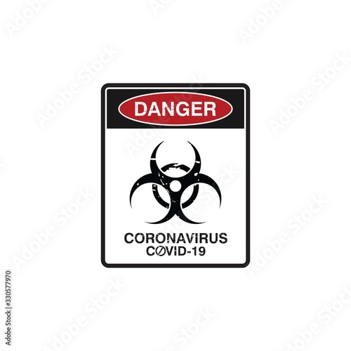danger Coronavirus  Covid-19