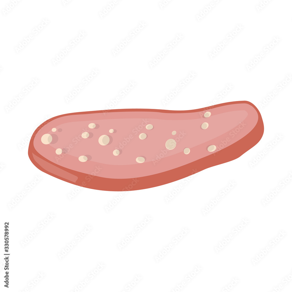 Vector design of cutlet and sausage icon. Web element of cutlet and product stock symbol for web. Vector design of cutlet and sausage icon. Web element of cutlet and product stock symbol for web.