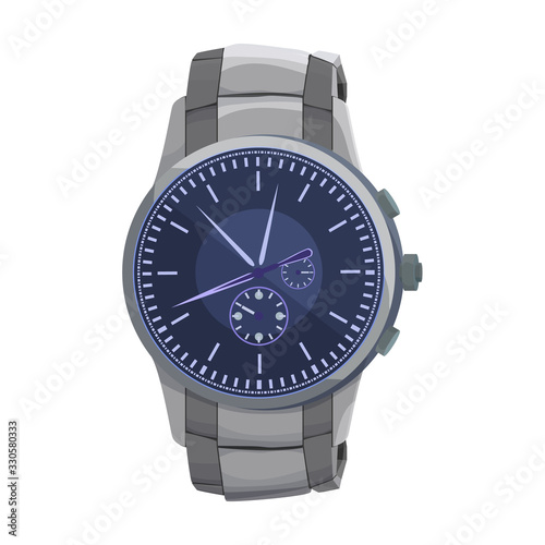 Watch wrist vector icon.Cartoon vector icon isolated on white background watch wrist.