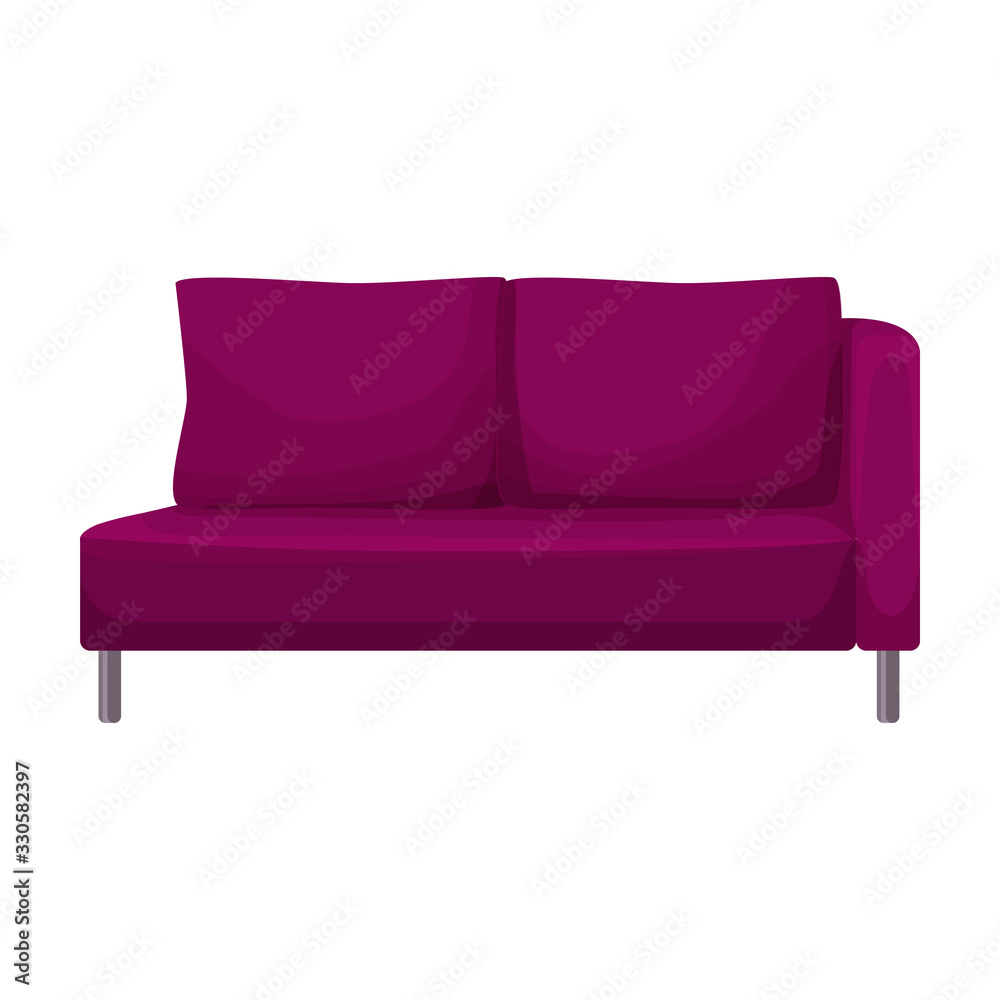 Sofa vector icon.Cartoon vector icon isolated on white background sofa . Sofa vector icon.Cartoon vector icon isolated on white background sofa .