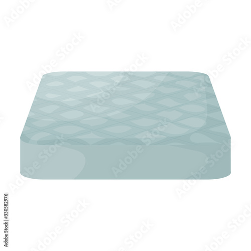 Orthopedic mattress vector icon.Cartoon vector icon isolated on white background orthopedic mattress.