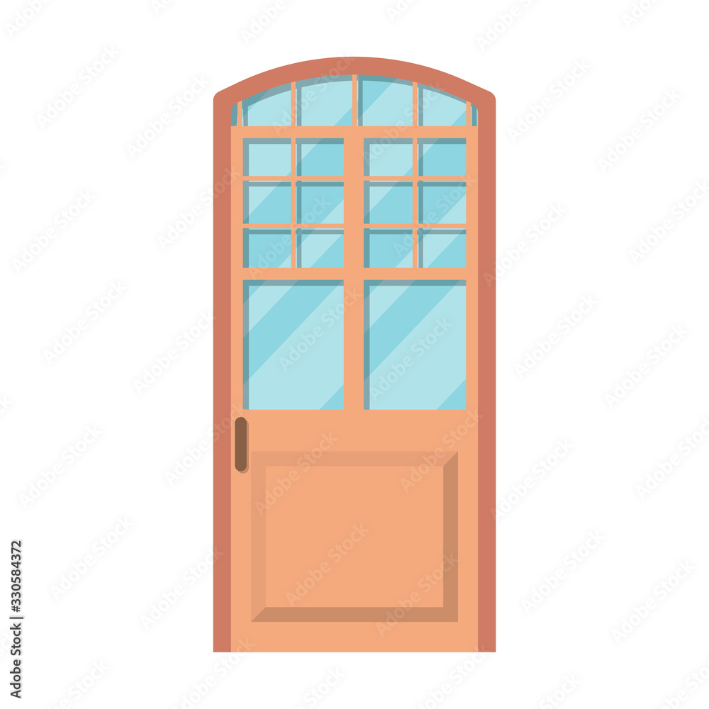 Door vector icon.Cartoon vector icon isolated on white background door . Door vector icon.Cartoon vector icon isolated on white background door .