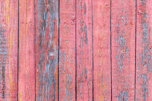 Pink wood planks texture background. Old pink boards.