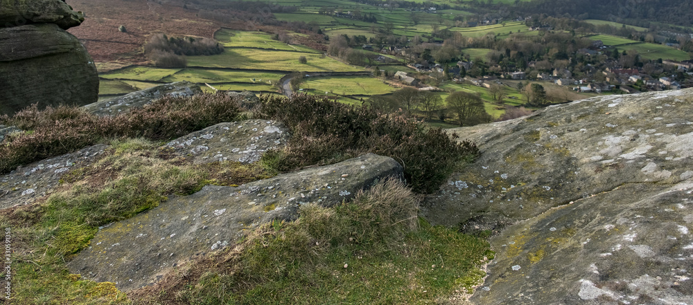 Derbyshire dales landscape scenery
