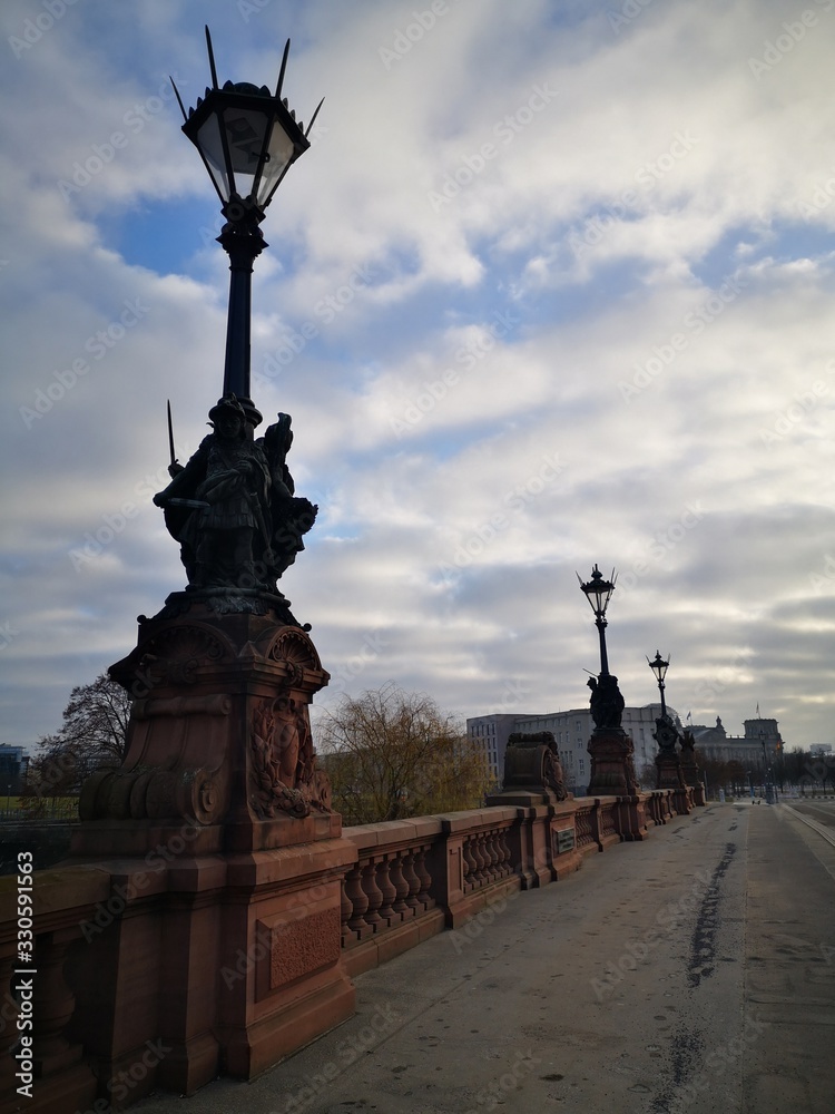 Fototapeta premium January winter holidays in Berlin