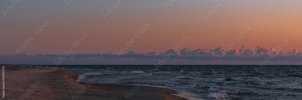 dramatic sky after sunset at sea dramatic sky after sunset at sea