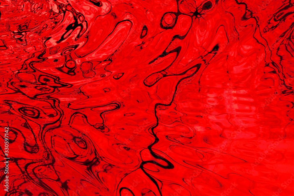 Abstrakte Muster rot Wasserspiegelung - Hintergrund Stock-Foto