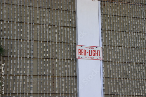 Photography red light amsterdam symbol in eruope