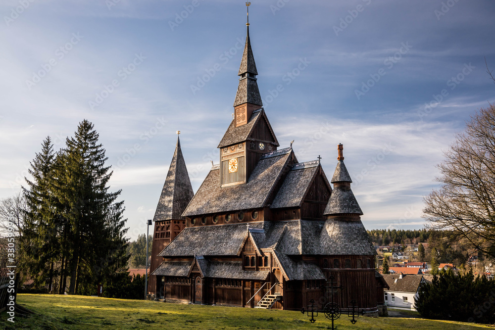 Stabkirche von Hahnenklee im Harz