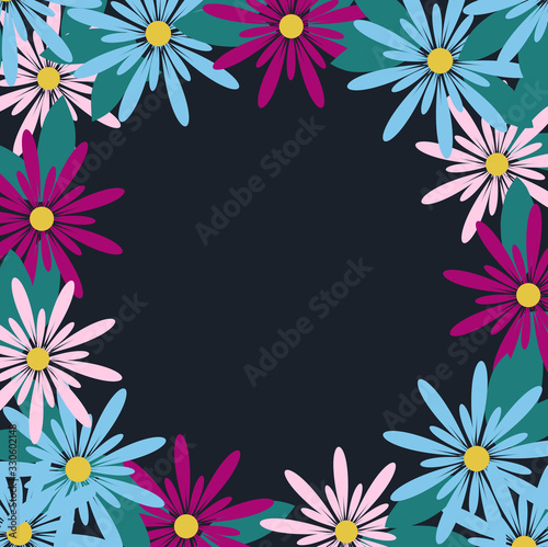 seamless pattern of abstract colors on a black background for fabric and holiday paper design