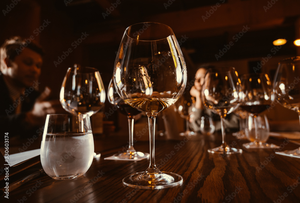 Chardonnay in a glass