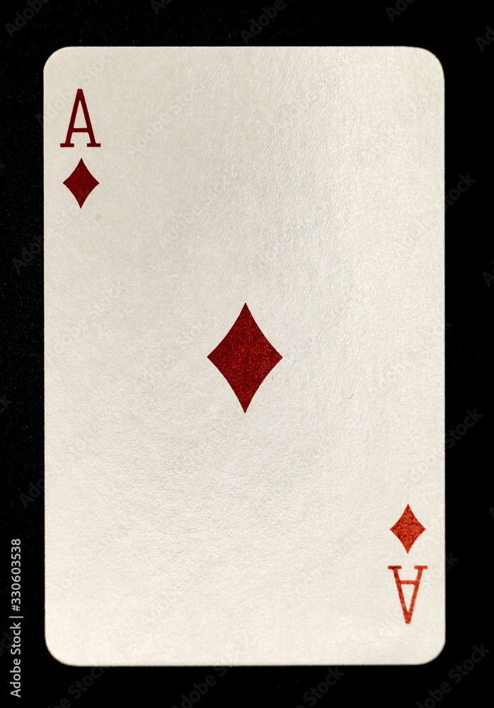 Obraz premium Ace of Diamonds Playing Card