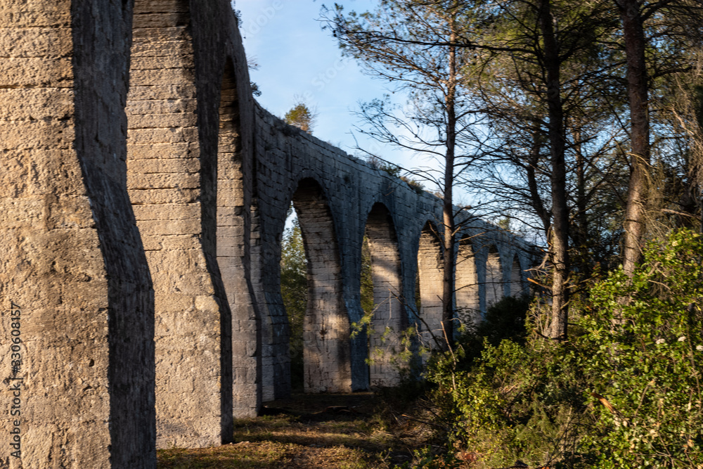 old bridge in autumn