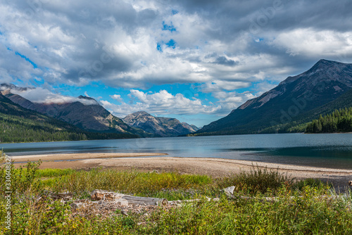 Waterton Lake in the Mountains © Donald Wolf