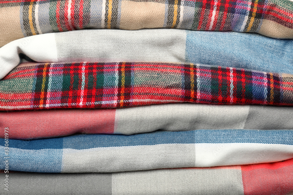 Beautiful scarves as background, closeup Beautiful scarves as background, closeup
