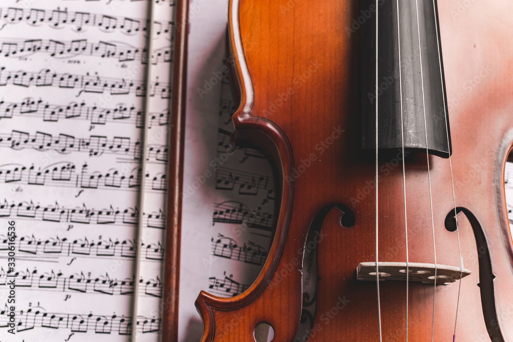 Fototapeta premium Skrzypce