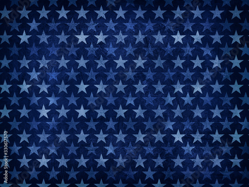 USA stars backgound. USA flag stars reinterpretation.
