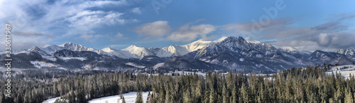 Murzasichle City - View at Tatras and Giewont  © sanzios