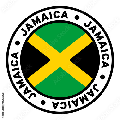 Round Jamaica Flag Clipart